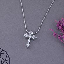 Подвеска из белого золота с бриллиантами (изготовление)