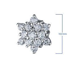 Подвеска из белого золота с бриллиантами (изготовление)