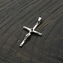 Подвеска из белого золота с бриллиантами (изготовление)