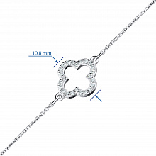 Браслет из белого золота с бриллиантами (изготовление)