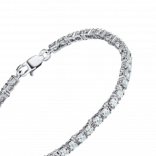 Браслет из белого золота с бриллиантами (изготовление)