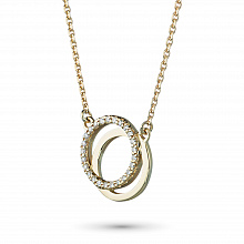 Колье из желтого золота с бриллиантами (изготовление)