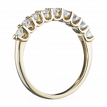 Кольцо из желтого золота с бриллиантом (изготовление)