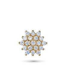 Подвеска из желтого золота c бриллиантами