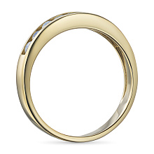 Кольцо из желтого золота c бриллиантами