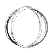 Кольцо из белого золота с бриллиантами (изготовление)