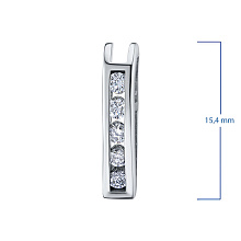 Подвеска из белого золота с бриллиантами (изготовление)
