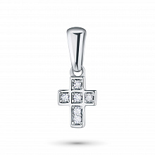 Подвеска из серебра с бриллиантами (изготовление)