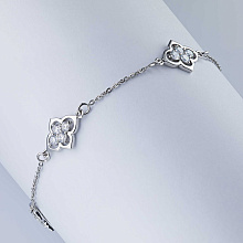 Браслет из белого золота c бриллиантами